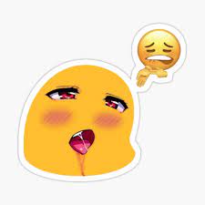 Hentai forever biting lip emoji