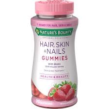 Deficiencies, which are common in developing countries, can lead to impaired vision, dry skin and poor immunity. Nature S Bounty Hair Skin And Nail Vitamins With Biotin Gummies 90 Ct Walmart Com Walmart Com