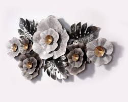 New Design Art Flower Metal Iron Wall