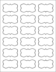 Search our library of hundreds of professional label designs. Standard White Matte Decorative Labels Ol823 2 2441 X 1 2992 Labels Printables Free Templates Printable Label Templates Free Printable Tags Templates