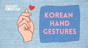 korean hand gestures fun motions to