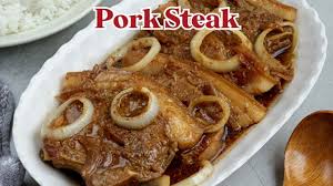 pork bistek filipino style pork steak