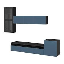 Besta Tv Cabinet Combination Glass