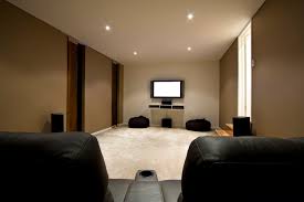 make your basement a home theatre