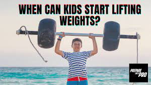 when can kids start lifting weights