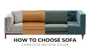 6 tips for choosing the perfect sofa