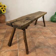 Vintage Spanish Rustic Table In Wood