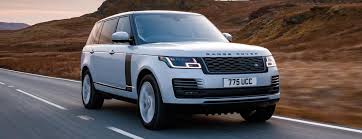 2019 range rover luxury suv filled with