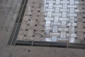 weave stone tile for an elegant bath
