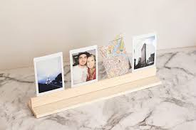 diy wooden photo stand no power tools
