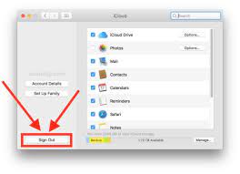 how to remove an apple id from a mac