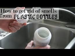 get rid of smells from plastic bottles