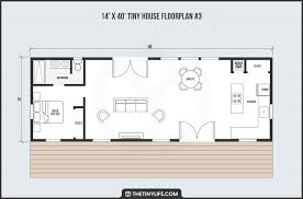 14 X 40 Tiny Home Designs Floorplans