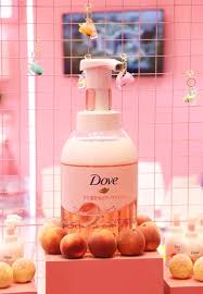 hi milk foam shower gel of dove