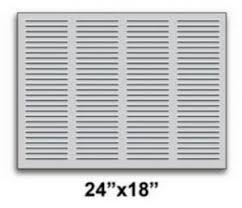 size and orientation of return grilles