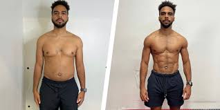 weights helped this man get shredded