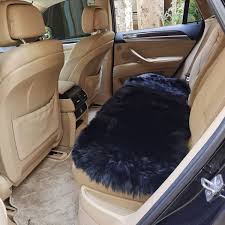 Black Rear Bench Seat Cover Pad