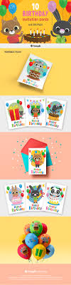 10 Free Cute Birthday Invitation Cards Ai Eps Super Dev Resources