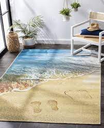 coastal nautical beach rug ideas