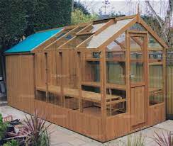 Thermowood Wooden Greenhouse 213