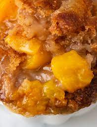 the easiest southern peach cobbler