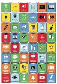 Elementary Classroom Jobs Chart Pocket Icons Customizable