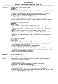 software programmer resume samples