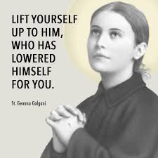 She imitated jesus' passion in an intense way. Saint Gemma Galgani
