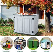 27 Cu Ft Patio Garden Shed Resin