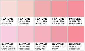 Pantone Pink Pantone Pink Shades