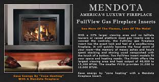 Mendota Full View Gas Fireplace Inserts