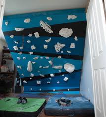 indoor climbing wall modern home
