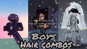 roblox boys hair combos tiktok