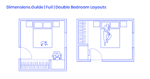 Full Double Bedroom Layouts