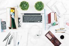 Get it as soon as tue, may 18. Top View Of White Office Desktop With Architectural Sketch Supplies Stock Photo Picture And Royalty Free Image Image 96131721