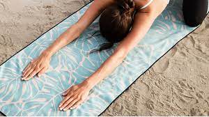 how to use a non slip yoga towel