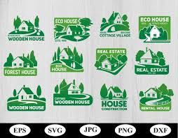 Eco House Logo Sets Design Element