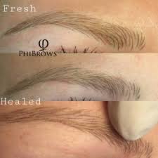 microblading eyebrow healing process