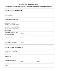 Training Request Form Template Beautiful Employment Physical