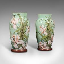 Opaque Glass Vases 1900s