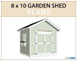 8x10 Garden Shed Plans And Build Guide