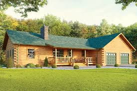 Fairhaven Log Home Floor Plan