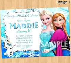 Frozen Birthday Party Invitation Template Frozen Party