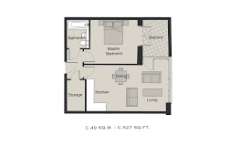 1 bedroom apartment floor plans leona