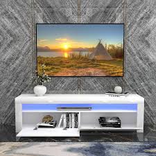 & up tv stands and entertainment centers to reflect your style and inspire your home. Tv Stands Living Room Furniture White Modern Tv Stand Matt Cabinet Unit 160cm Width High Gloss Door Led Light Uk Shipping Tv Stands Aliexpress