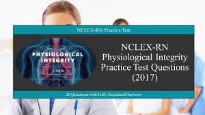 Assess your readiness for the NCLEX  RN examination by answering these practice  questions about blood National Council of State Boards of Nursing