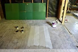 painted wood floor three design