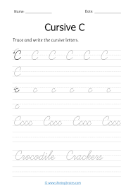 cursive c free cursive writing