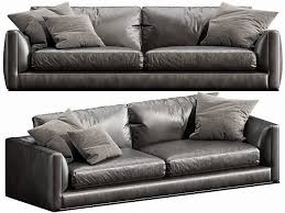 bb italia richard sofa 3d model cgtrader