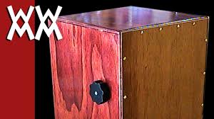make a cajon drum with adjule snare